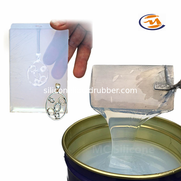 40 Shore A Clear RTV2 Liquid Platinum Cure Silicone Rubber For